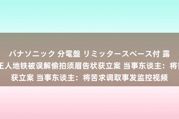 パナソニック 分電盤 リミッタースペース付 露出・半埋込両用形 成王人地铁被误解偷拍须眉告状获立案 当事东谈主：将苦求调取事发监控视频